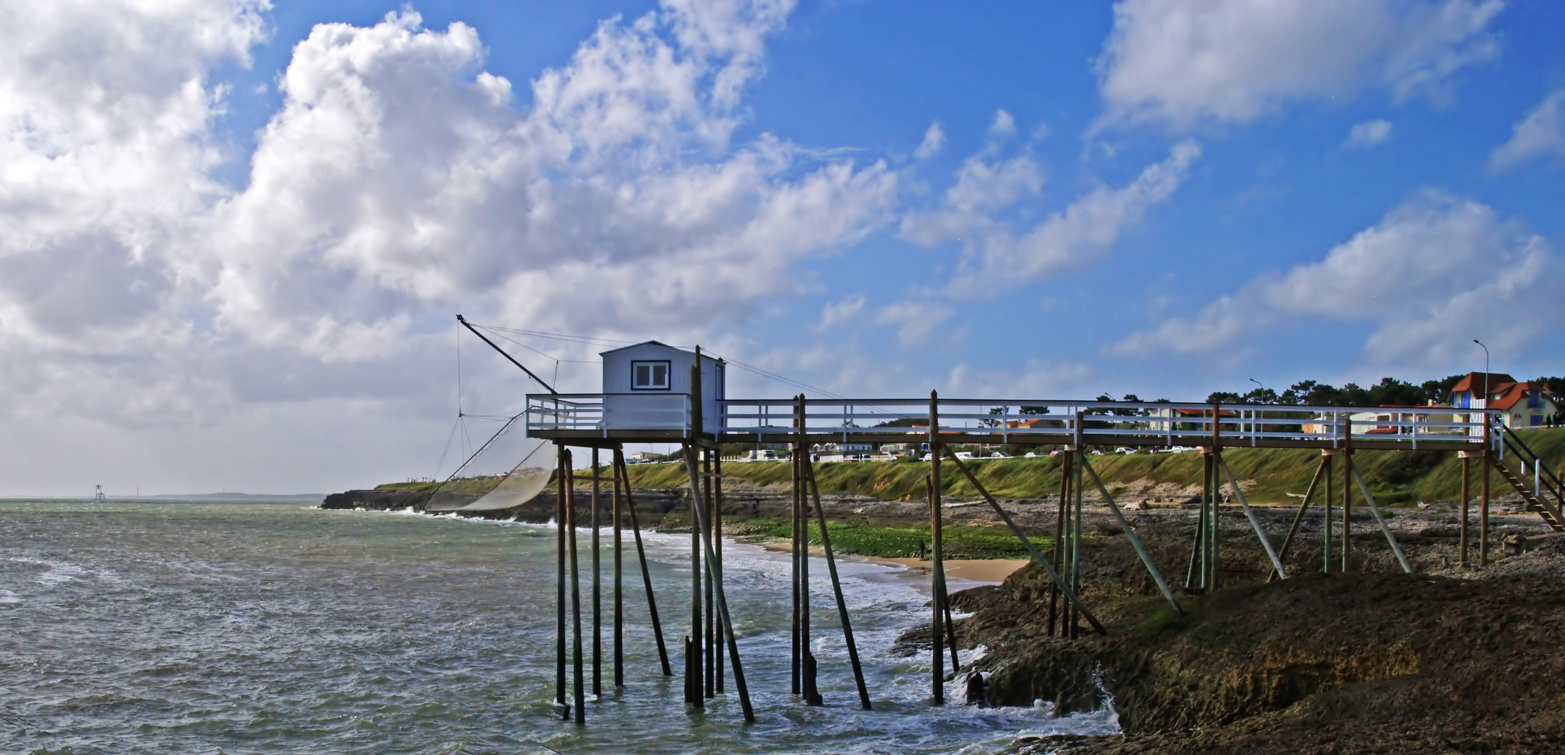 Encore un carrelet -- Saint-Palais-sur-mer -- Noch eine Fischerhütte