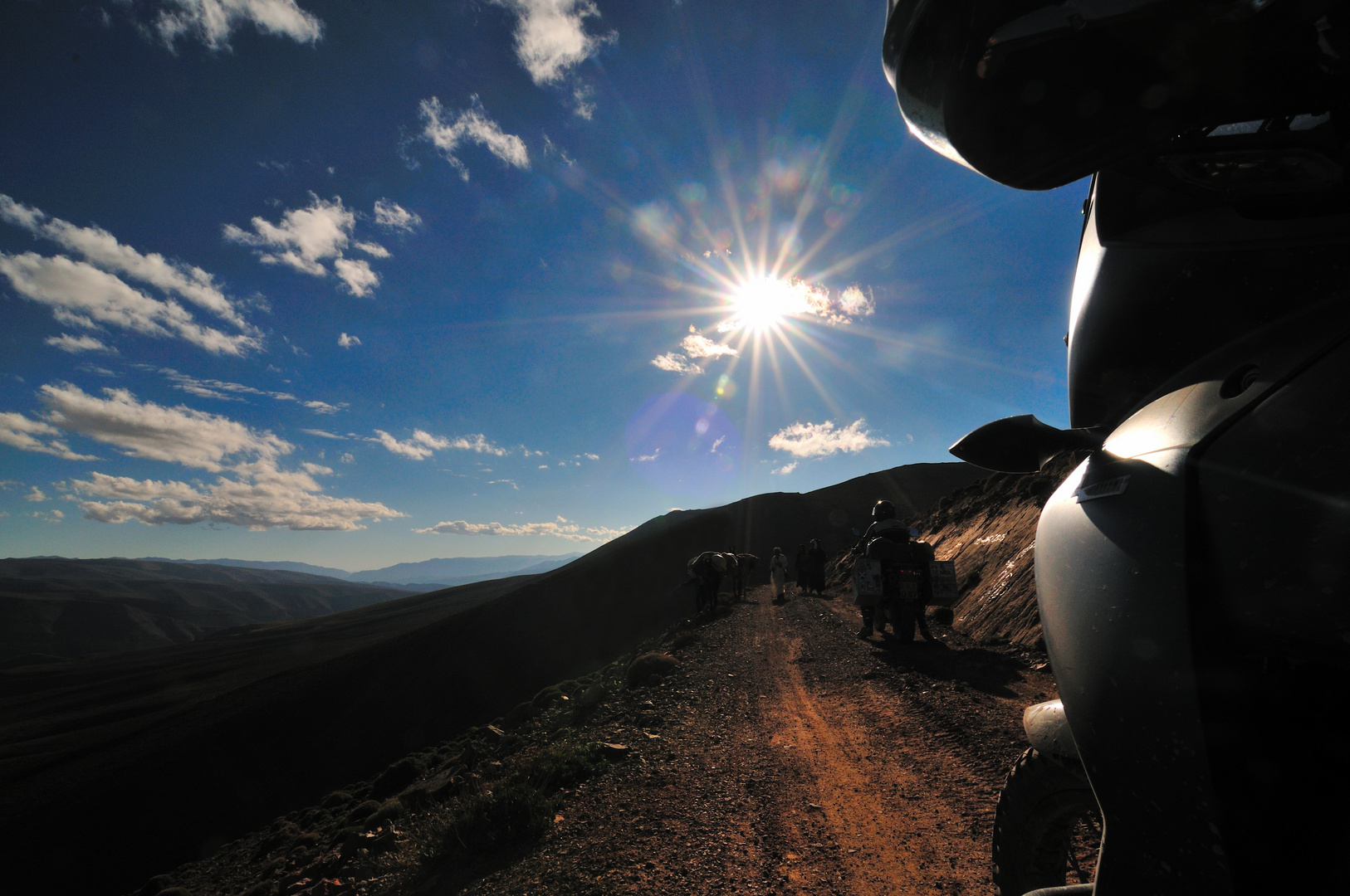 Encounter at Tizi-N-Ouano at 2900 m altitude