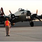 End of a Productive Day - B-17 "Aluminum Overcast"