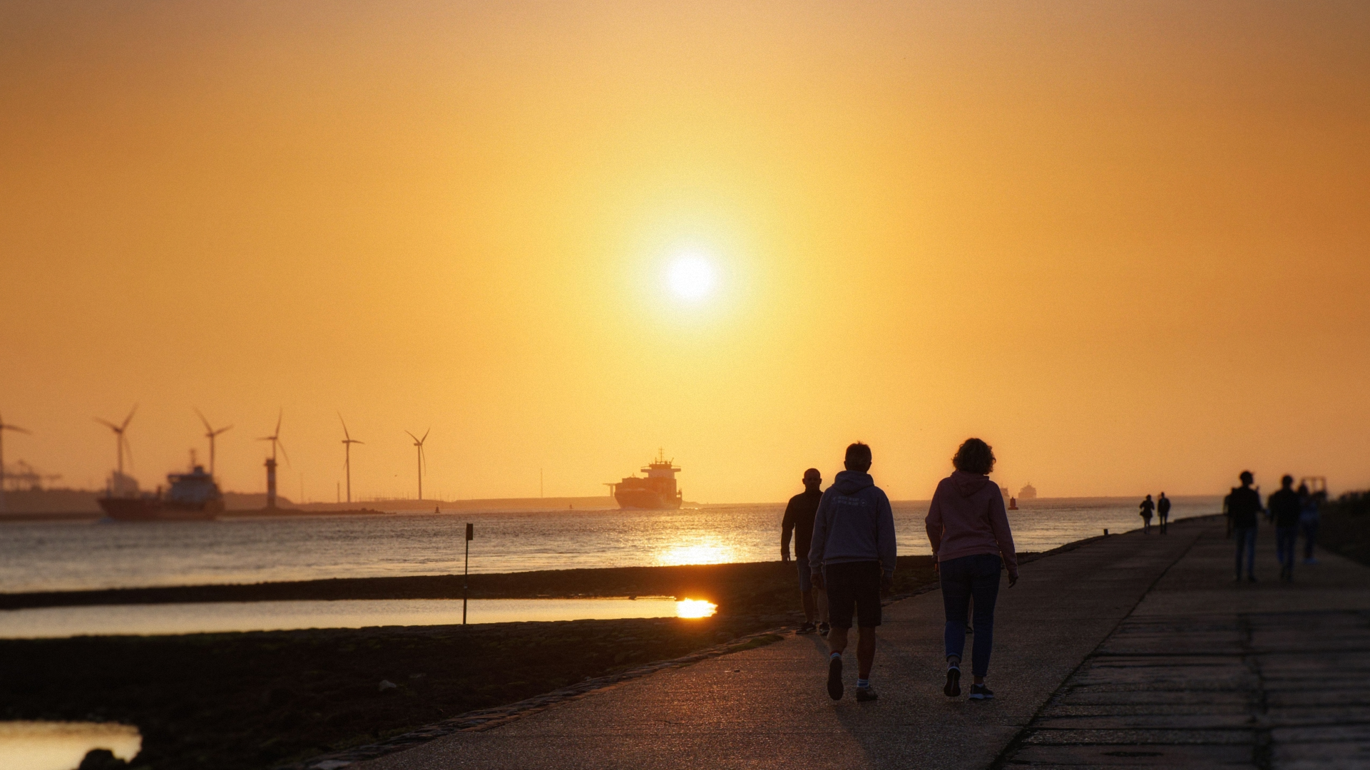 End of a sunny day