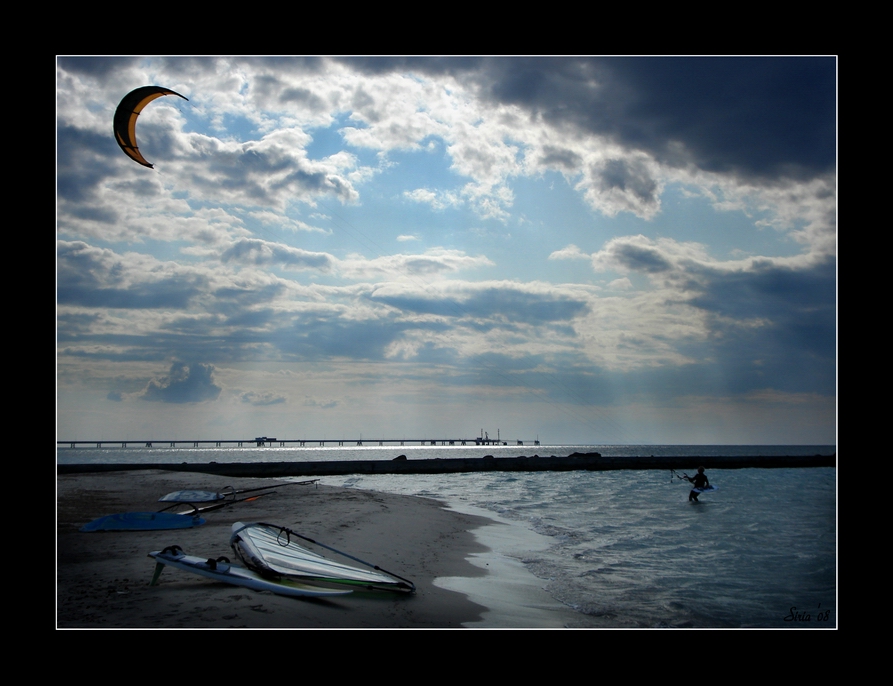 End of a surfer's day