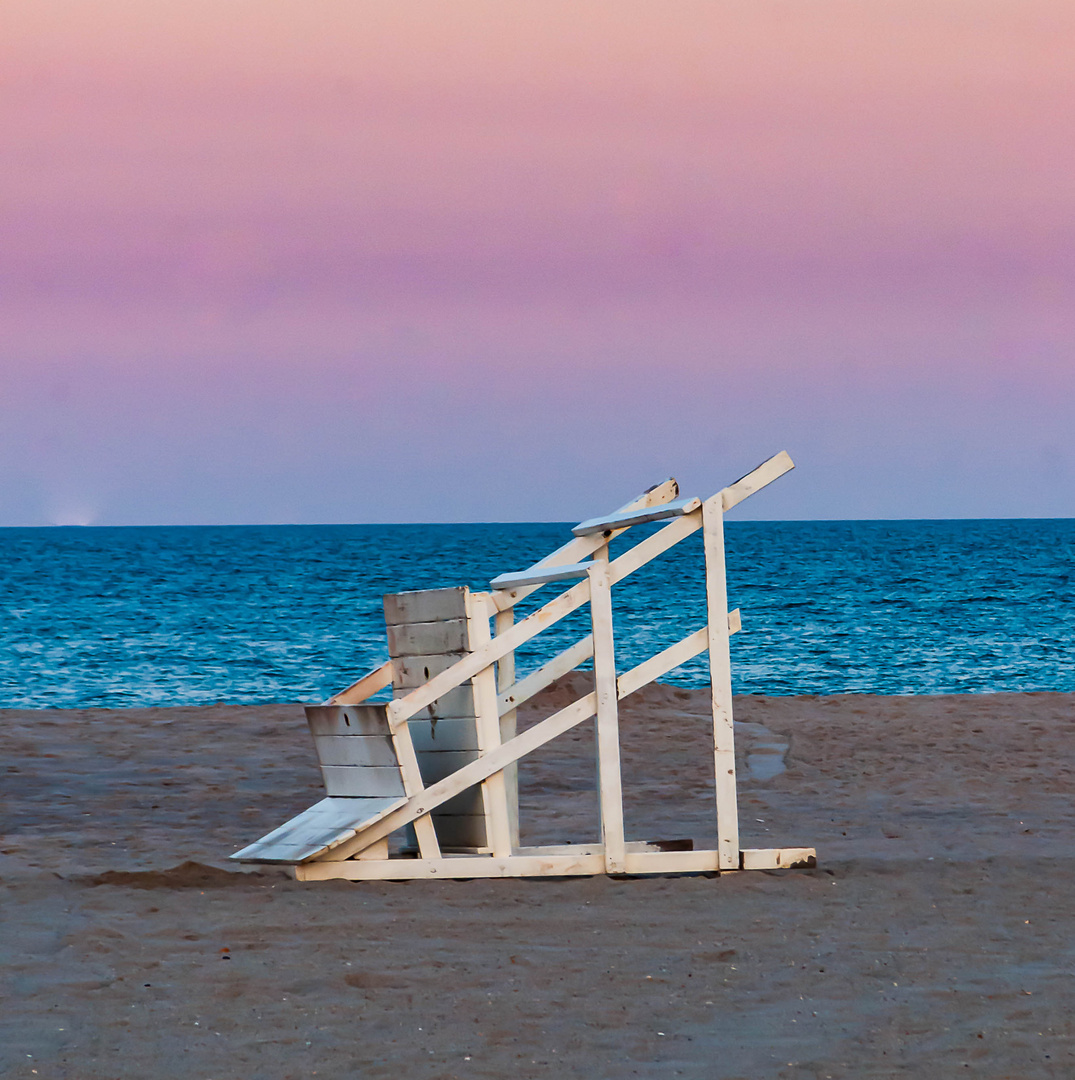 End of Day at the Beach