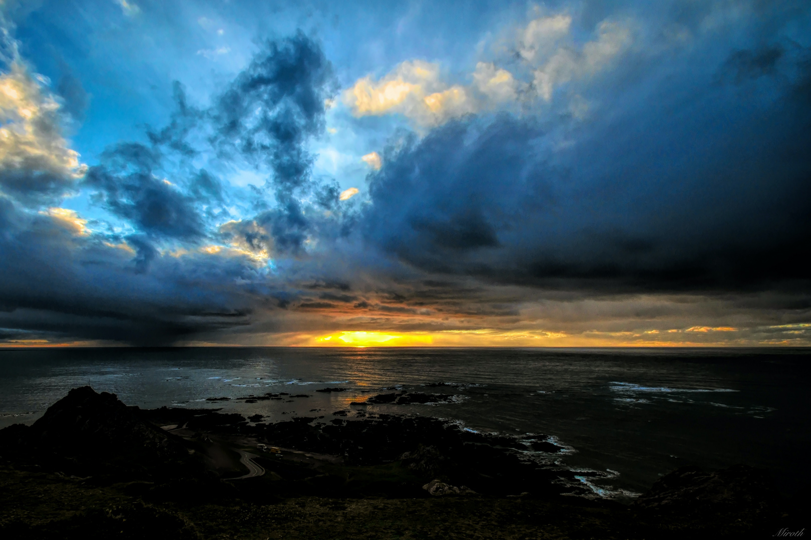 End of day skies