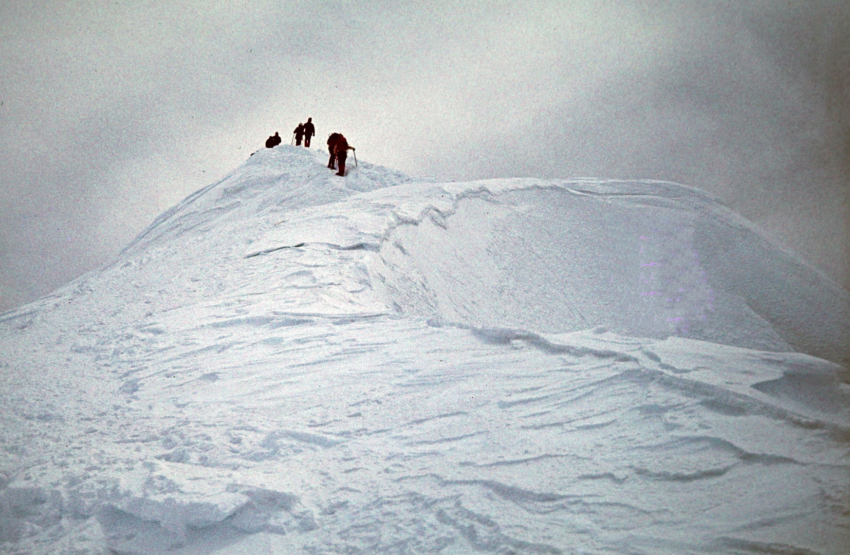 Endanstieg zum Mont Blanc Gipfel