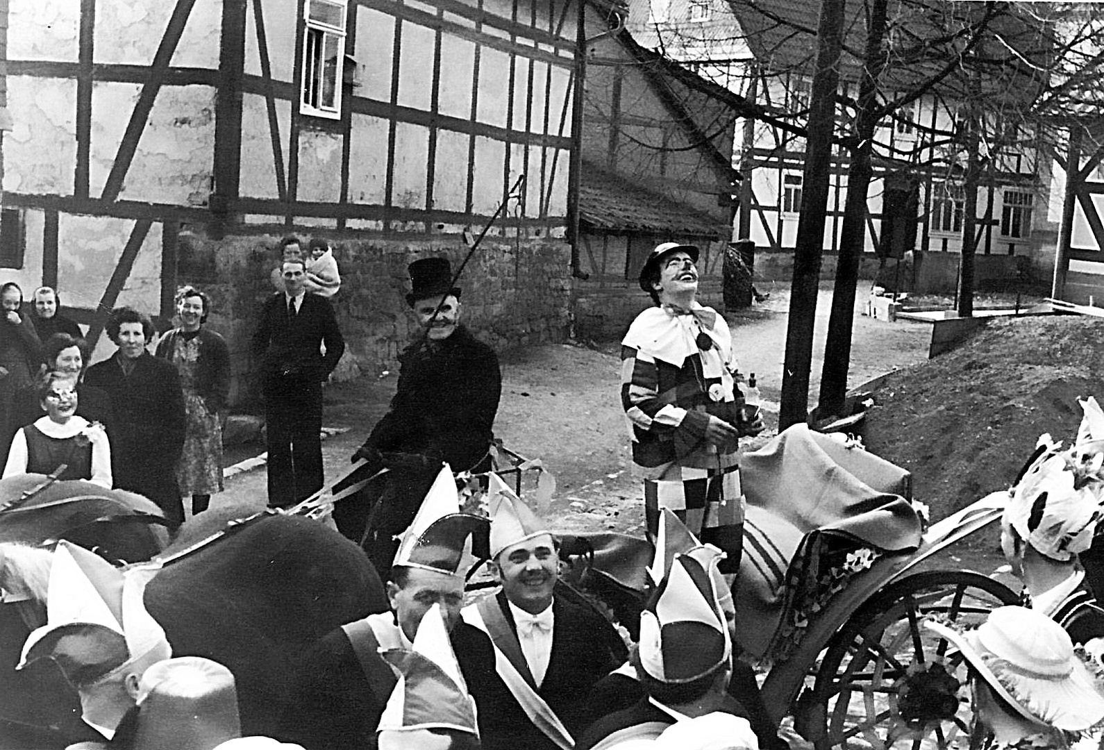 Ende der 50-er Karneval in Bernterode bei Heiligenstadt