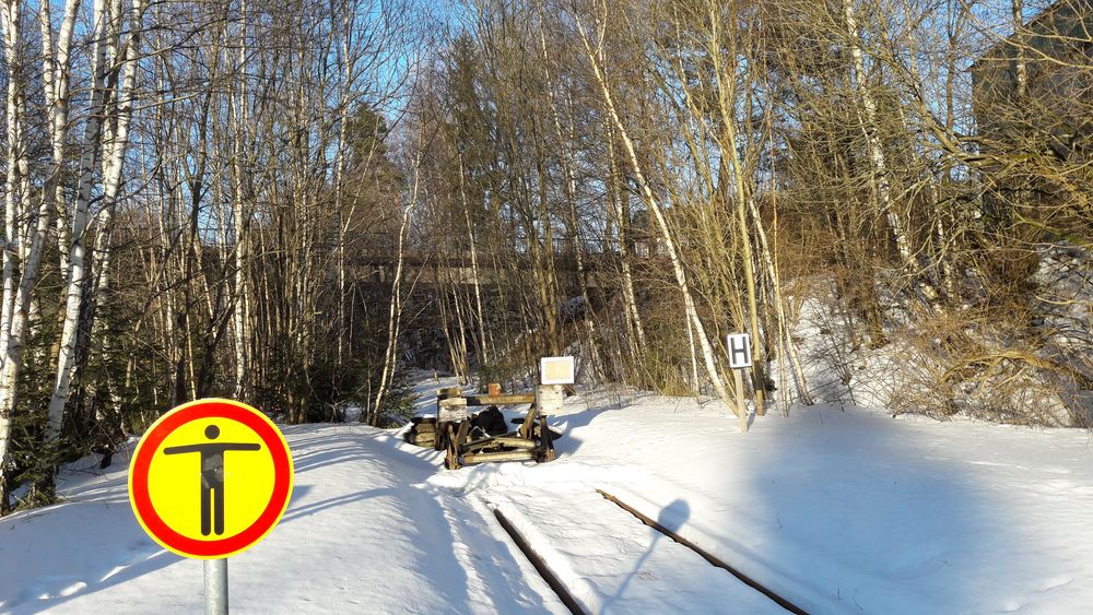 Ende der Bahnstrecke  Münchberg-Helmbrechts