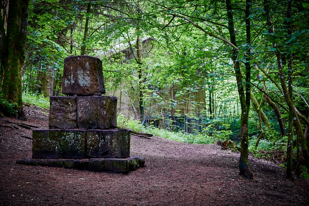 Ende der Karlstalschlucht