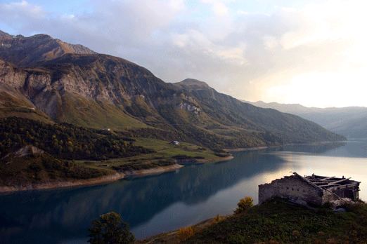 Ende des Sommers in Rhone-Alpes