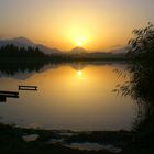 Ende des Tages am Hopfensee (Füssen)