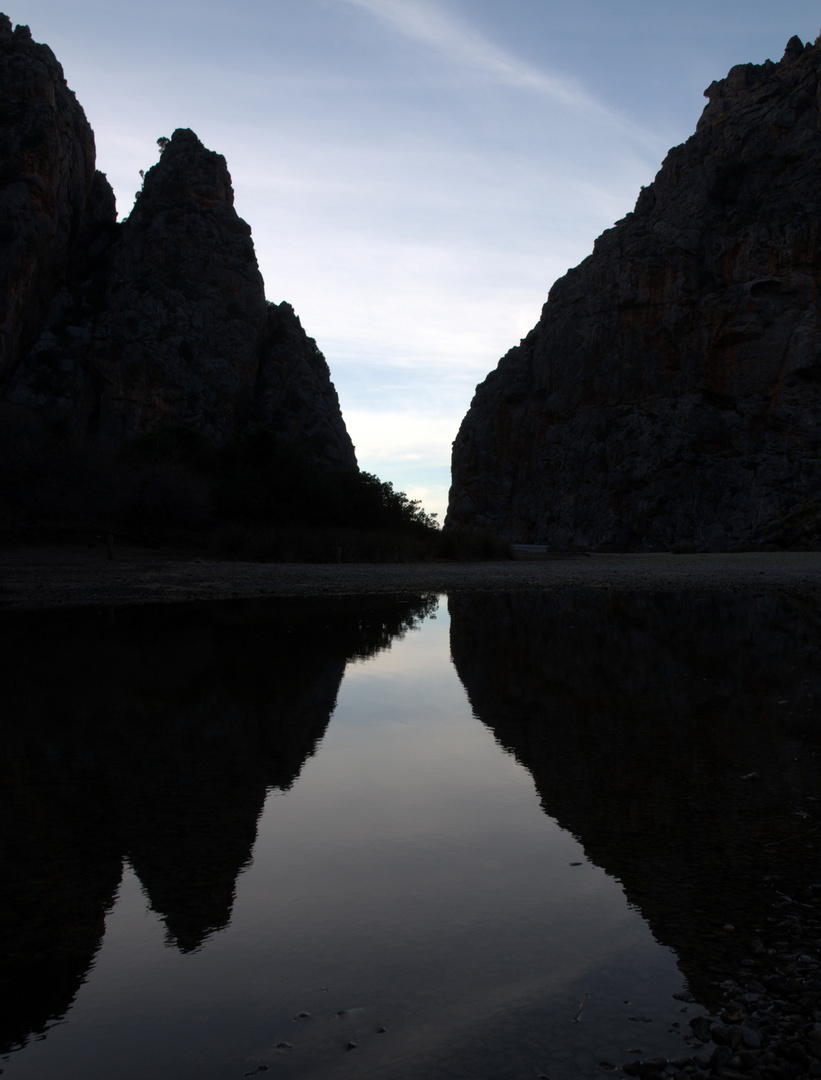 Ende des Torrent de Parreis