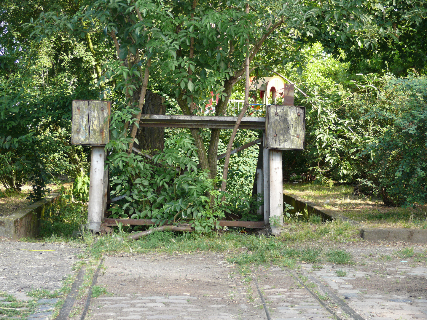 Ende einer Bahnfahrt