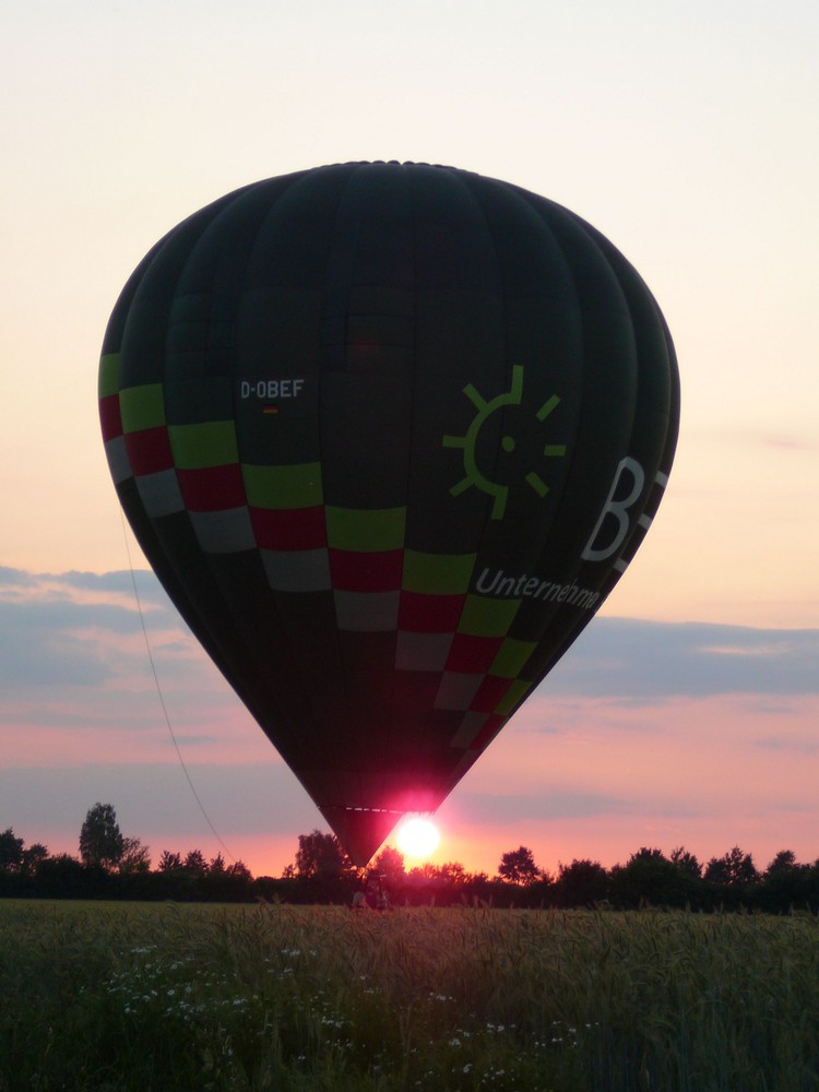 Ende einer Ballonfahrt