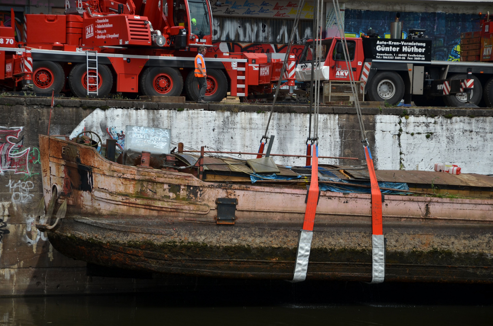 Ende einer Flussfahrt 6