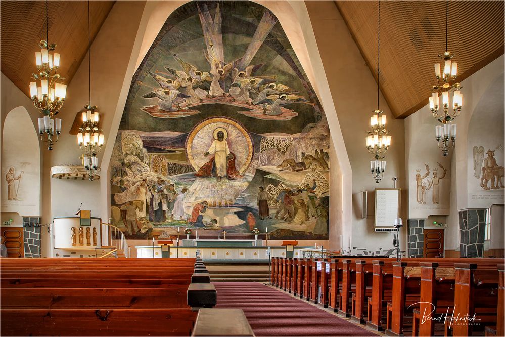 Ende einer Hurtigreise .... Rovaniemi Church Finnland ....