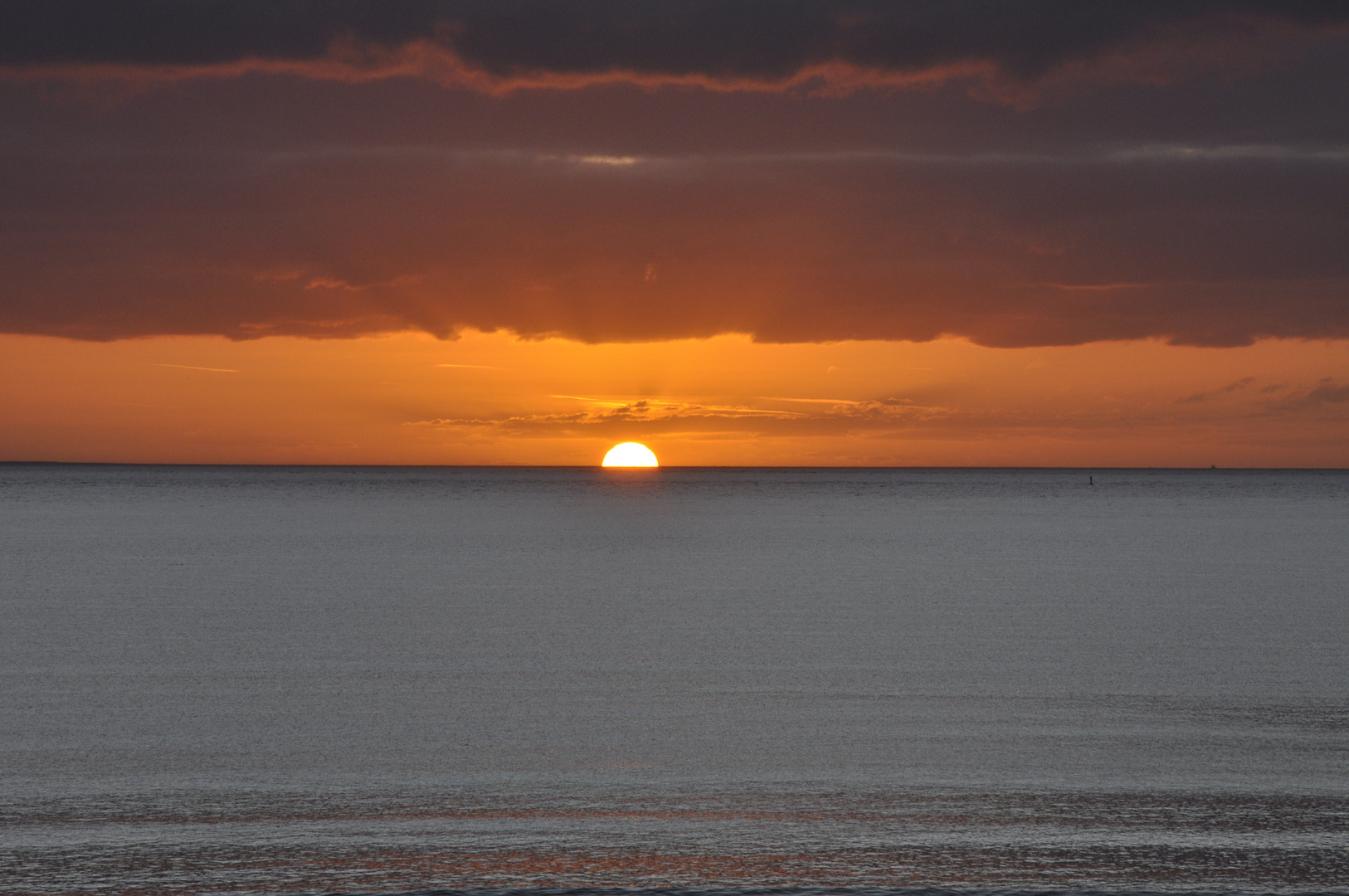 Ende eines schönen Sonnentages auf Borkum Okt. 2011