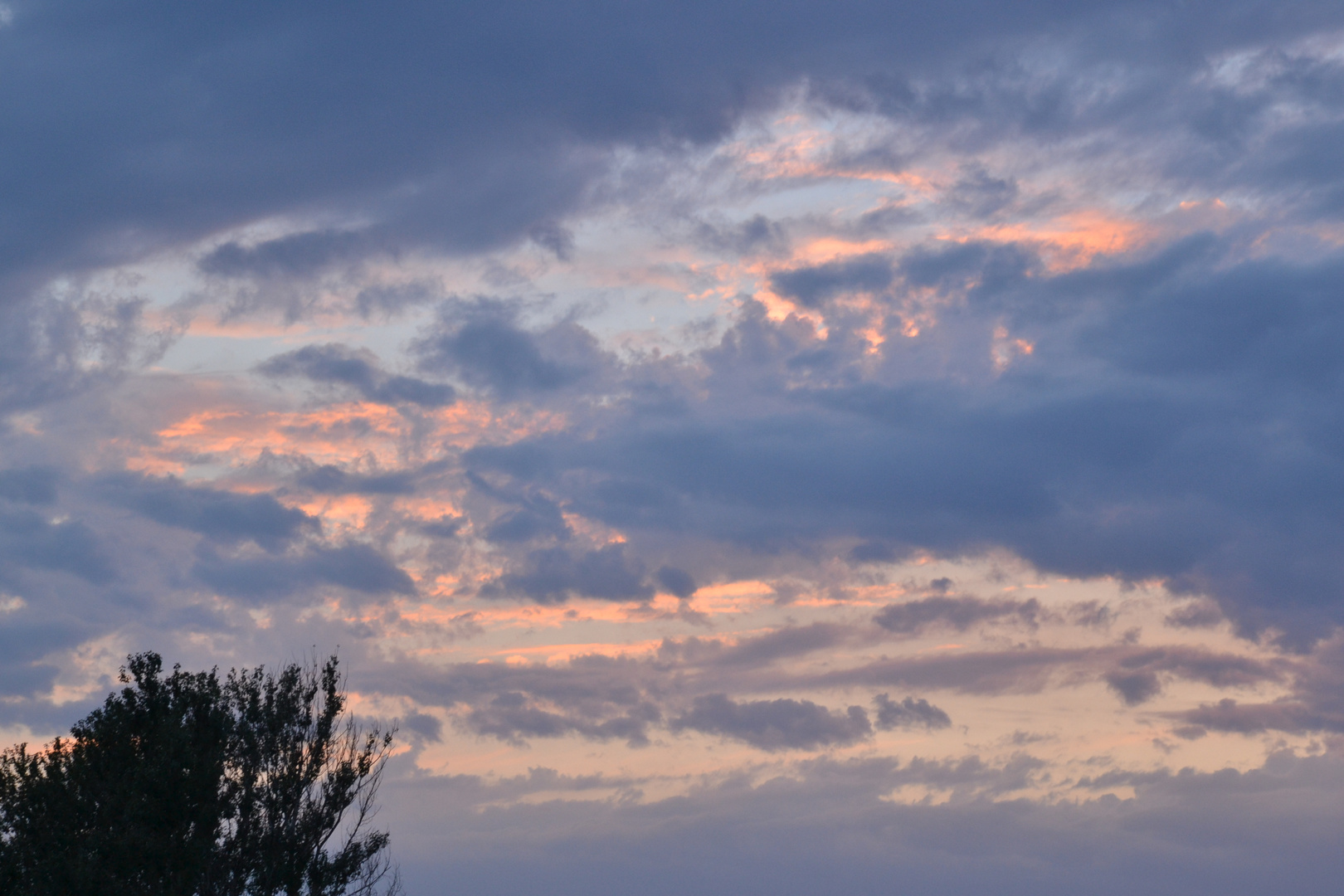 ende eines Sonnenunterganges