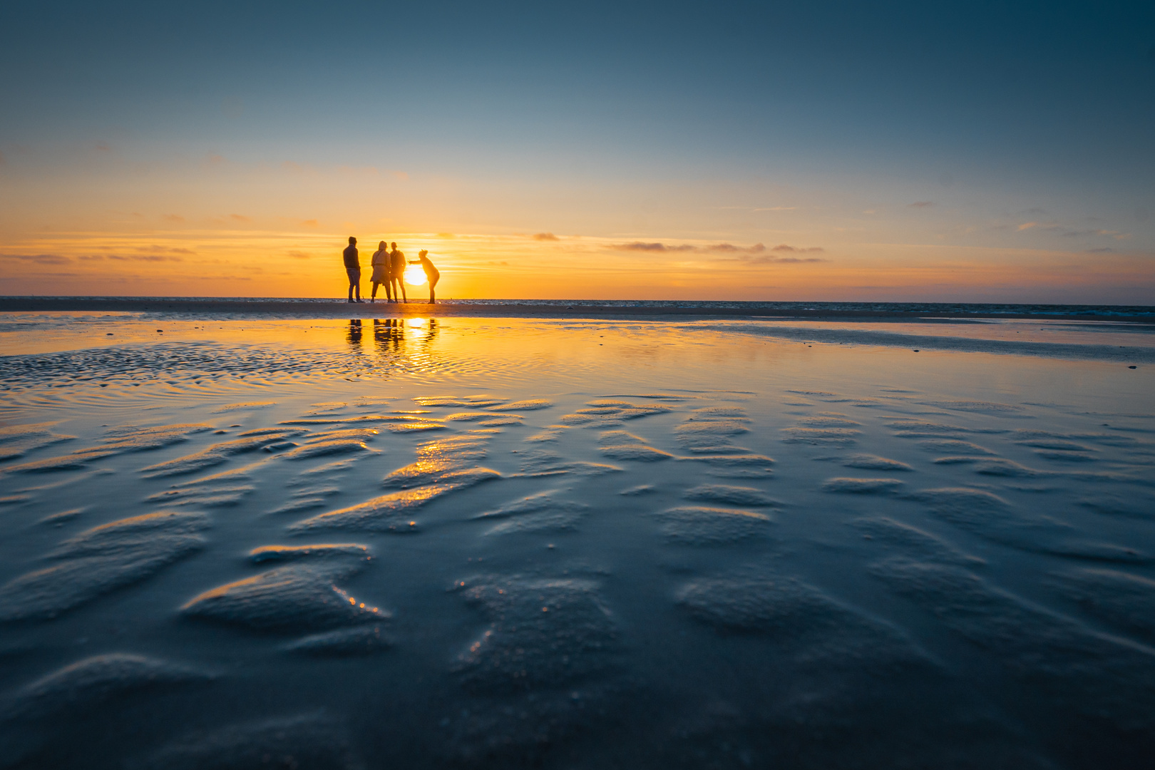 Ende eines Tages auf Norderney