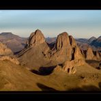 Ende eines Tages im Hoggar Gebirge