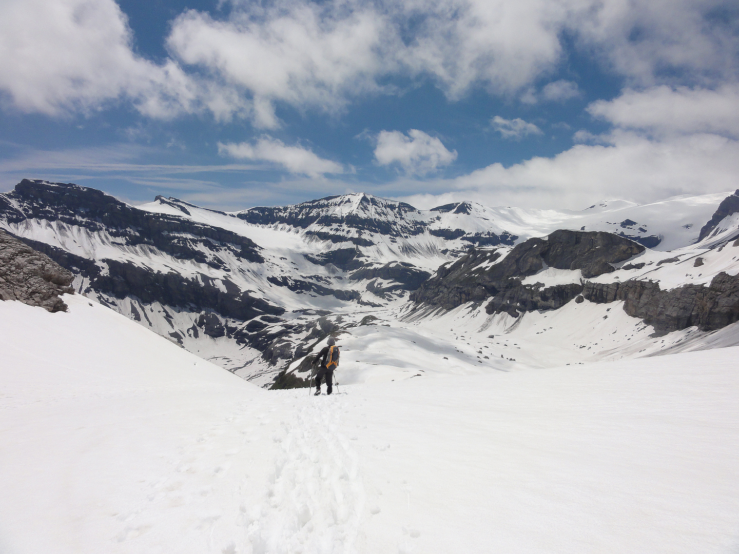 Ende Juni in den Bergen, Schnee, Schnee !