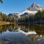 Ende September wurden wir von Schnee überrascht, Blick auf die Südseite...