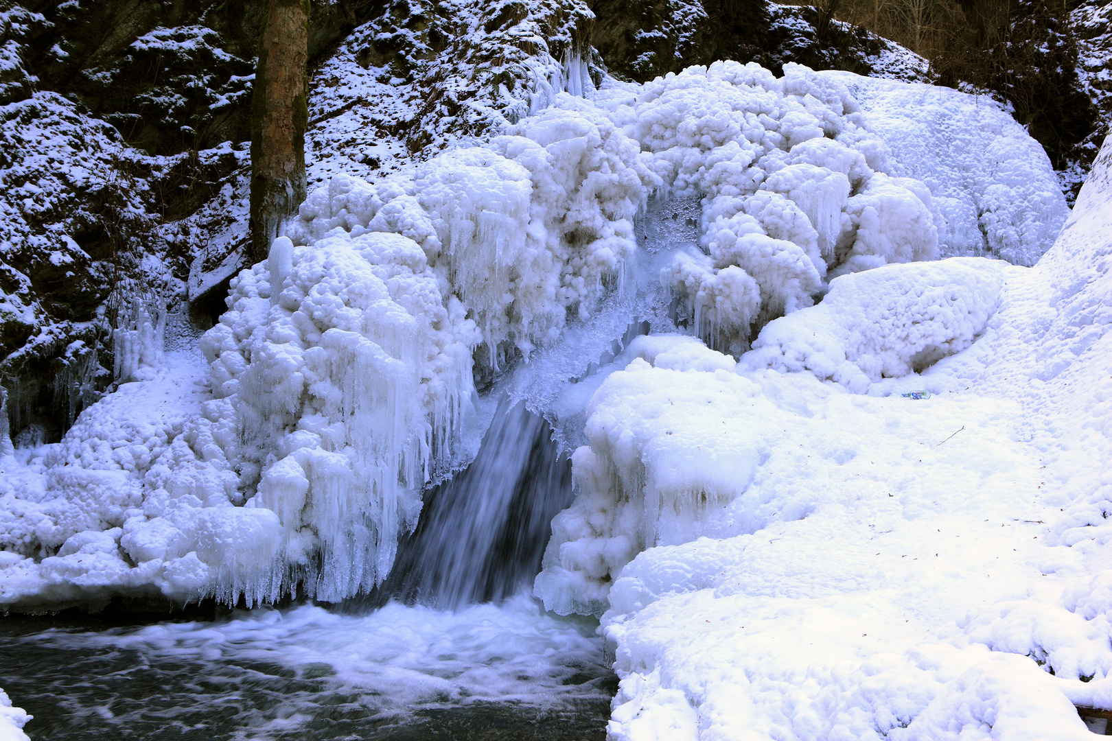 Endertwasserfall im Winter