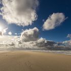 Endless sky at the beach