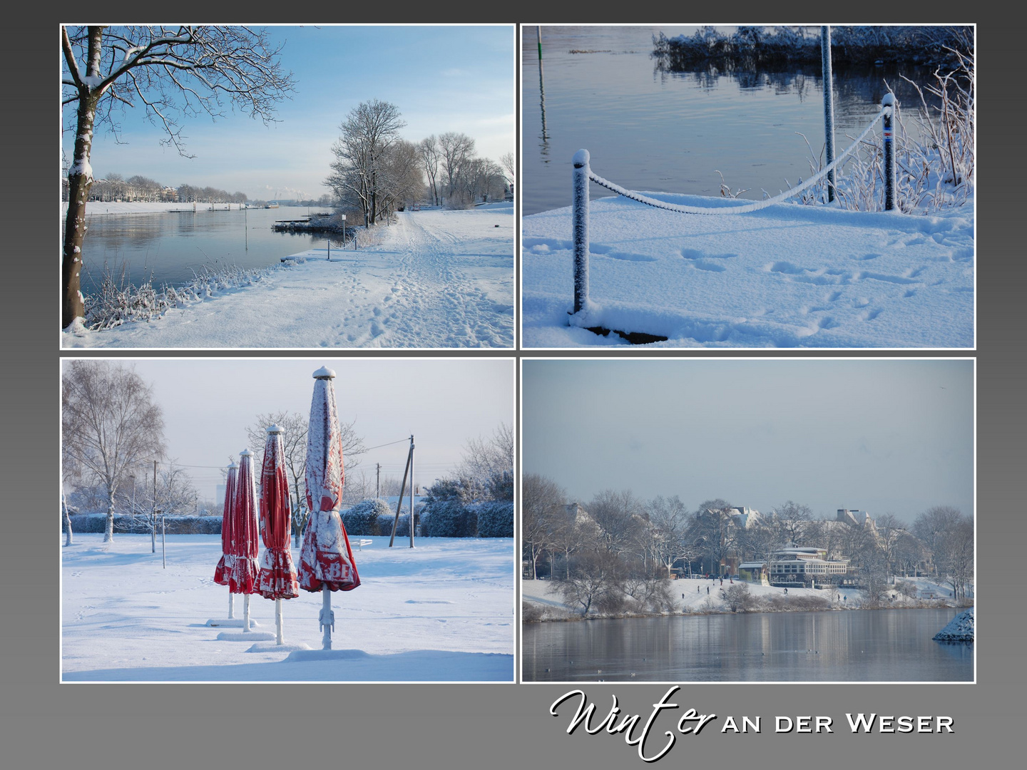 Endlich auch mal Schnee in Bremen