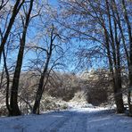 Endlich bei mir auch Schnee