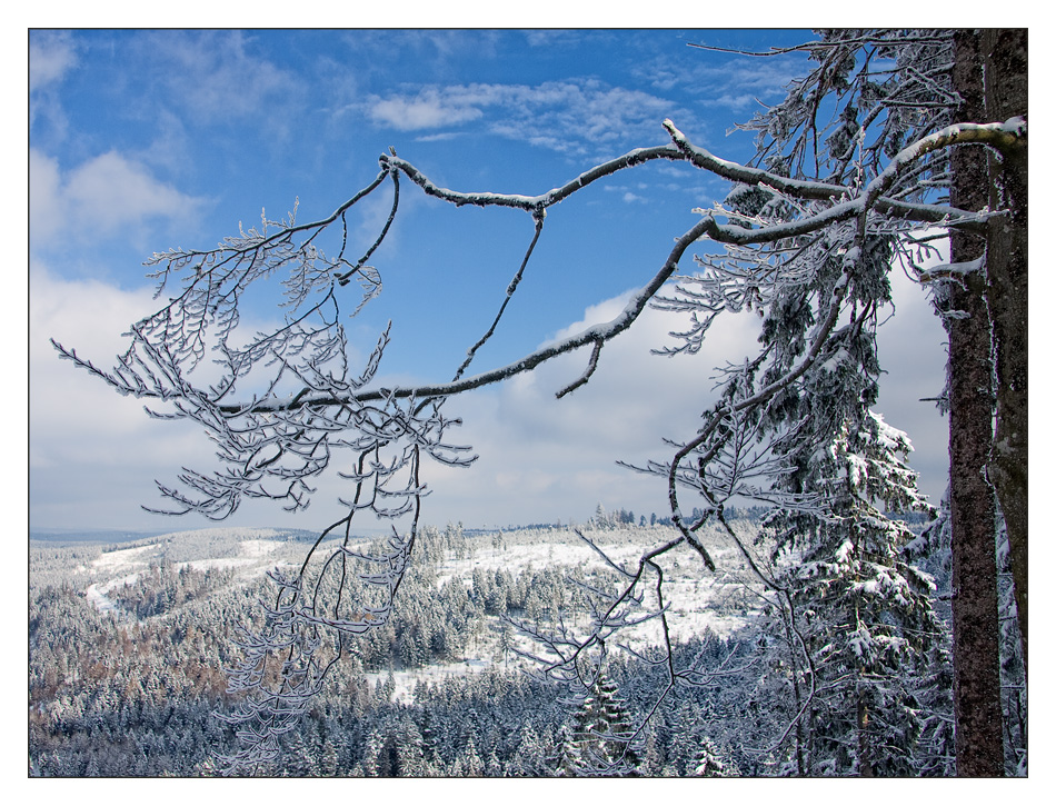 Endlich blauer Winterhimmel