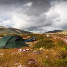 Endlich Erholung nach einem anstregenden Trekking-Tag