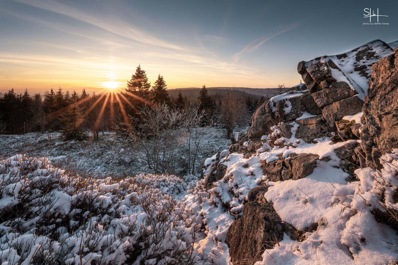 Endlich etwas Schnee im Harz