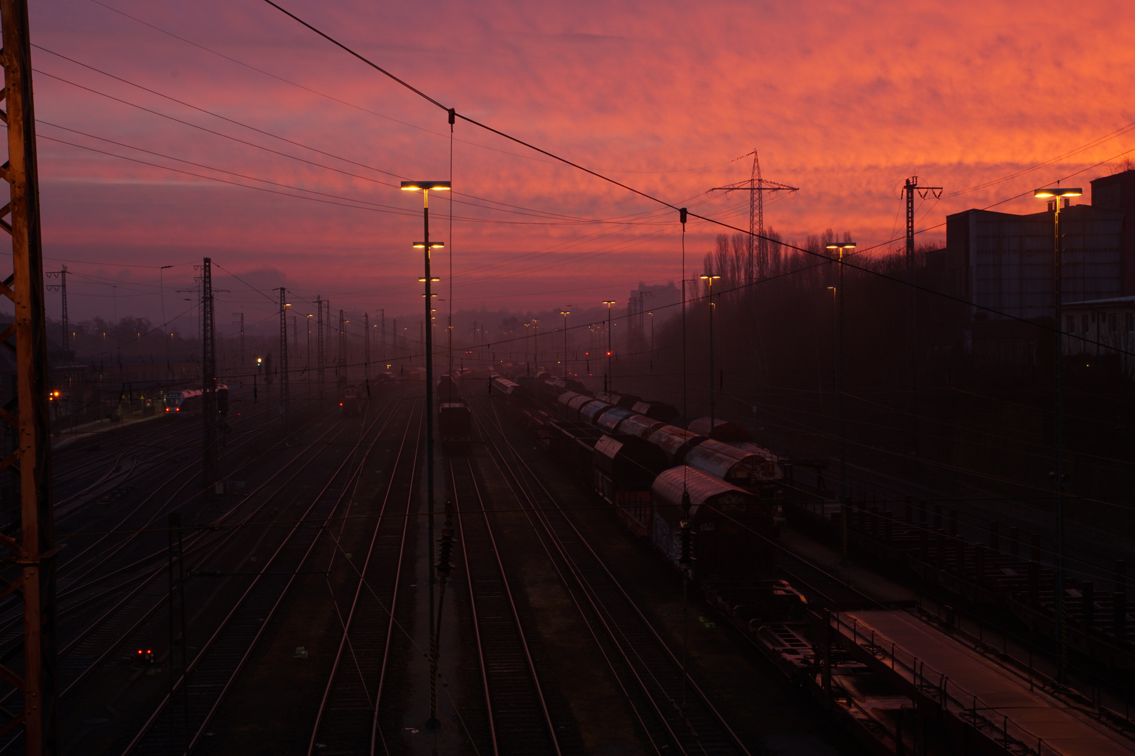 Endlich geht der Nebel und die Sonne kommt