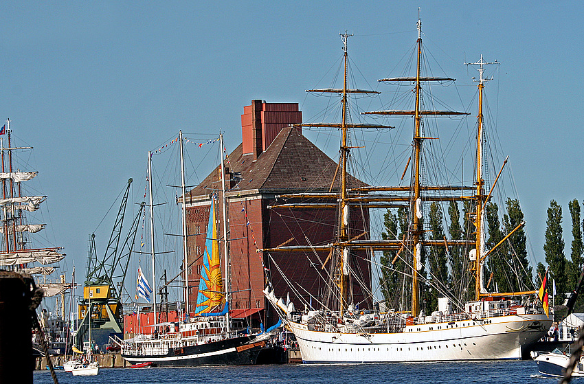 endlich hab ich auch mal die gorch fock gesehen