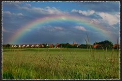 Endlich habe ich auch mal einen Regenbogen .....