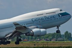 Endlich habe ich die Cathay 747 ...