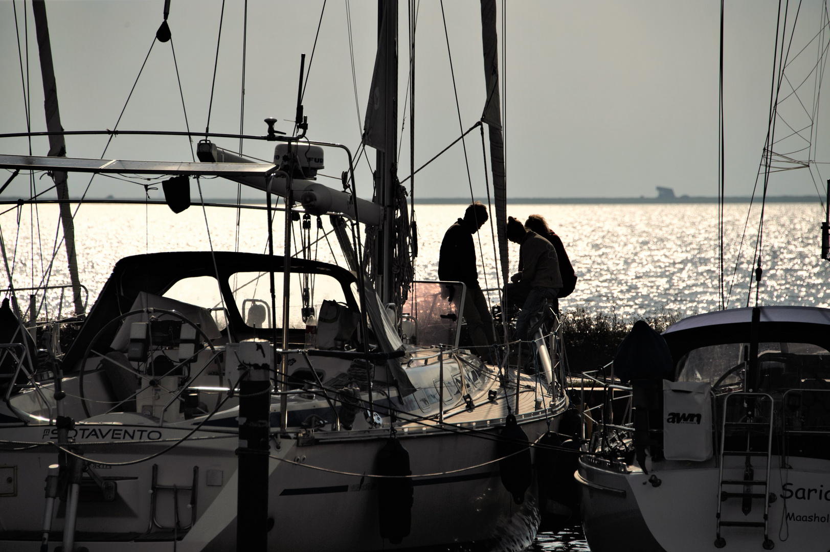 Endlich im Hafen - wo können wir essen ?