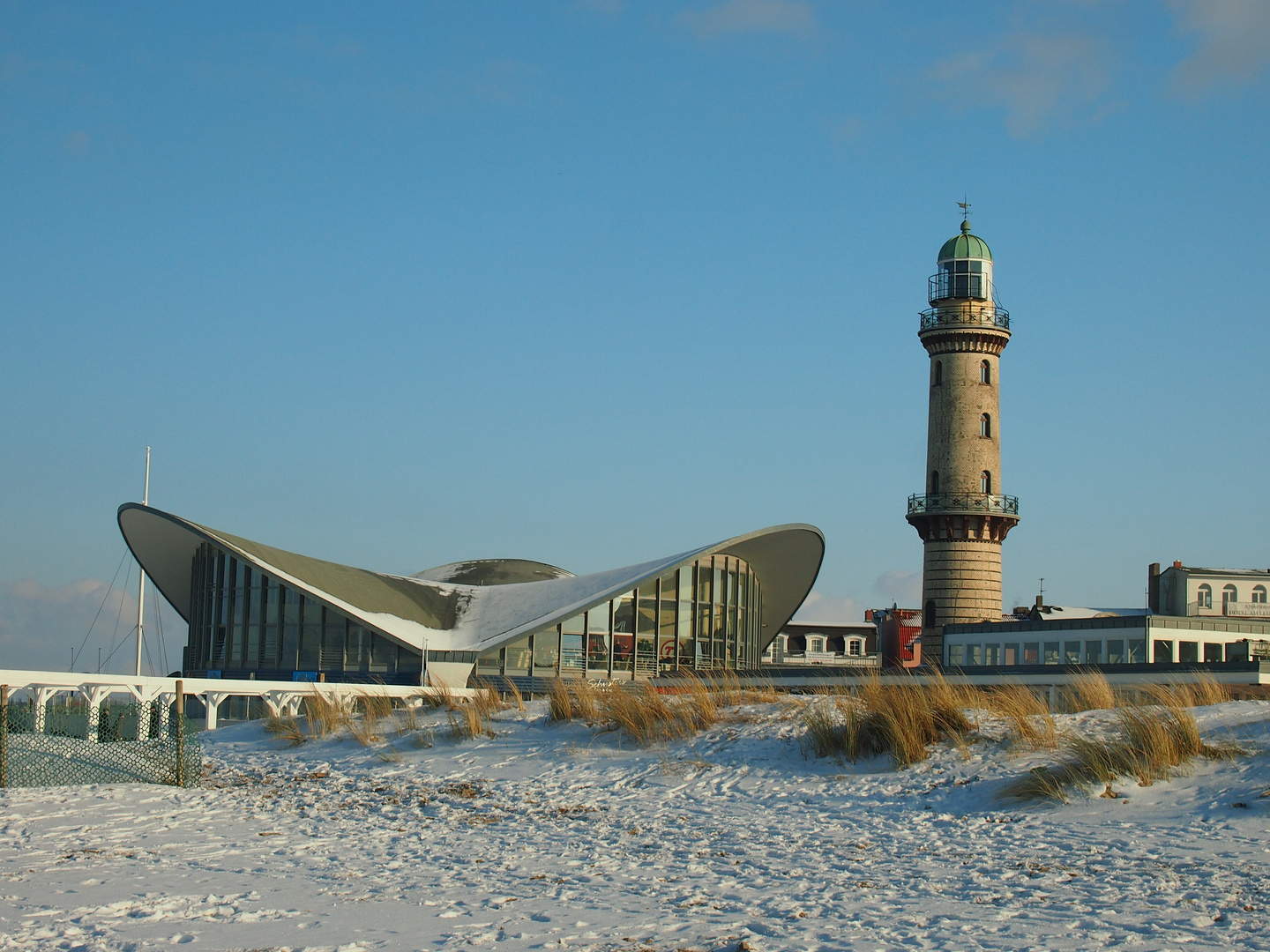 endlich mal wieder ein sonniger Tag in Warnemünde