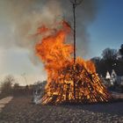 Endlich mal wieder Osterfeuer am Elbstrand...