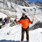 Endlich oben auf dem Larke Pass in 5106 m Höhe