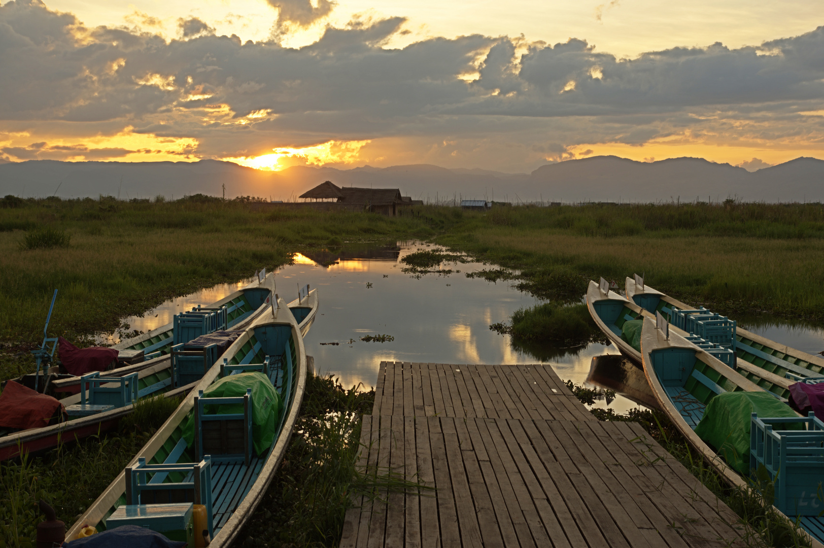 Endlich Ruhe am Inle-See