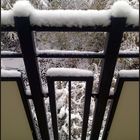 Endlich Schnee auf Balkonien ...