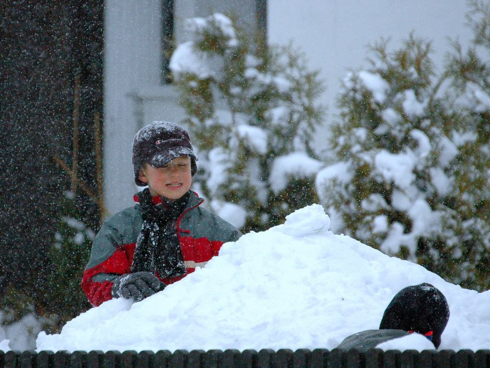 ... endlich Schnee ...