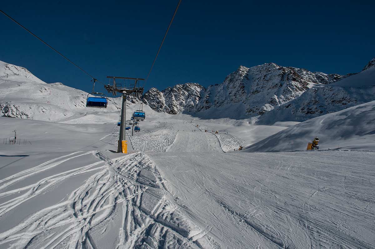 Endlich Ski fahren, Sulden