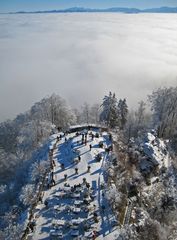 Endlich Sonne - über dem Nebelmeer!