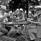 Endlich wieder Biergarten! Prost!