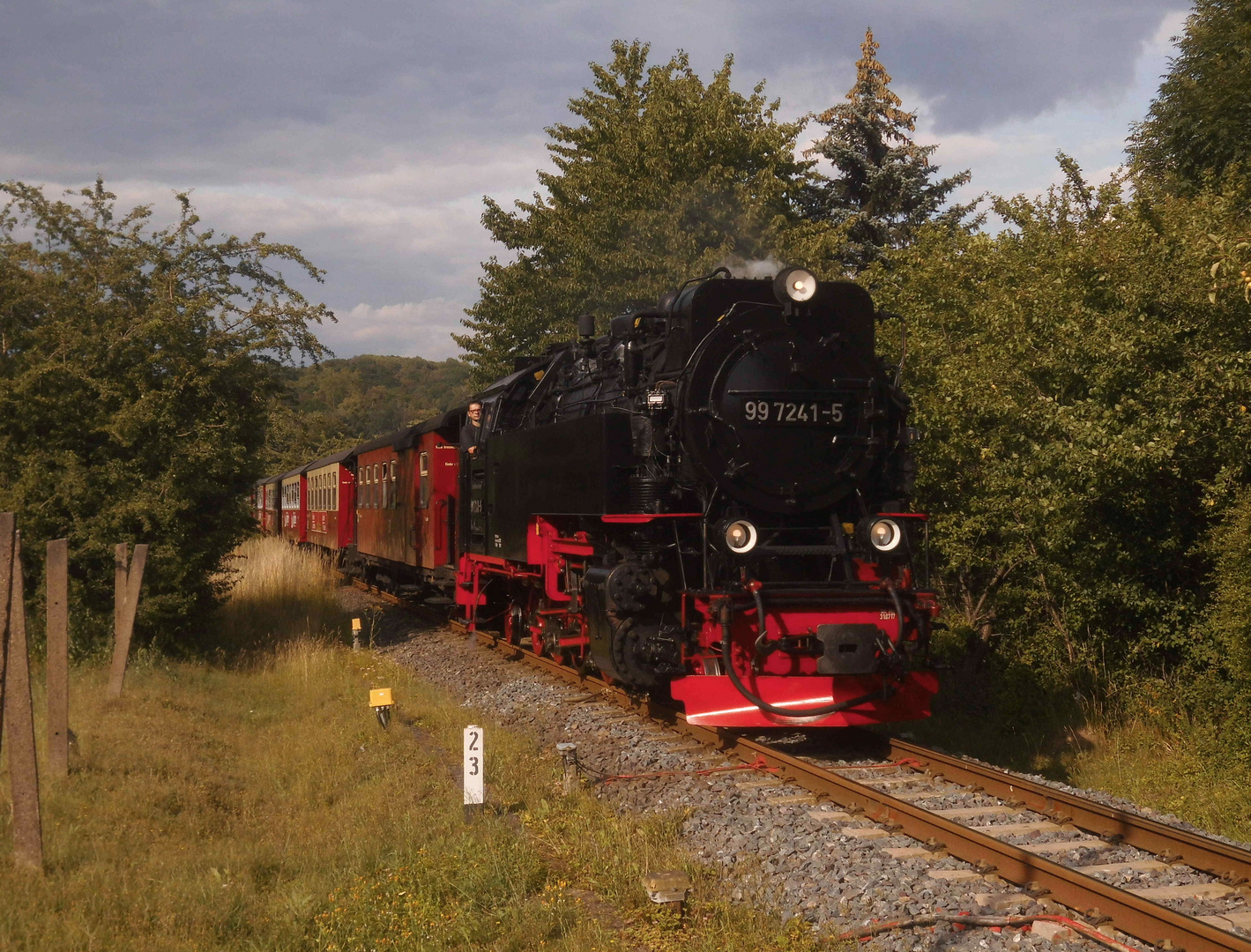 Endlich wieder Dampf in Nordhausen Altentor.