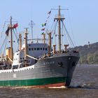 endlich wieder in Fahrt: Museumsschiff MS Bleichen
