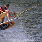 Endlich wieder Wakeboard fahren.....