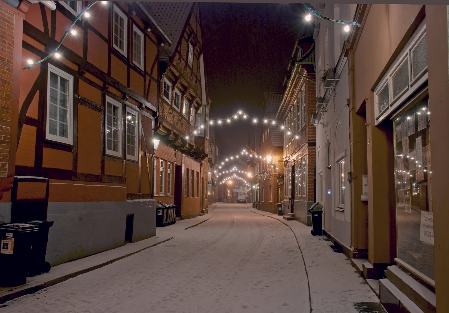 Endlich Winter in Lauenburg/Elbe