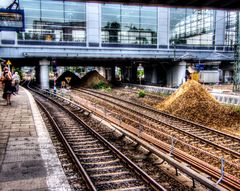 endlos Bausstelle Ostkreuz, sollte 2016 fertig sein...